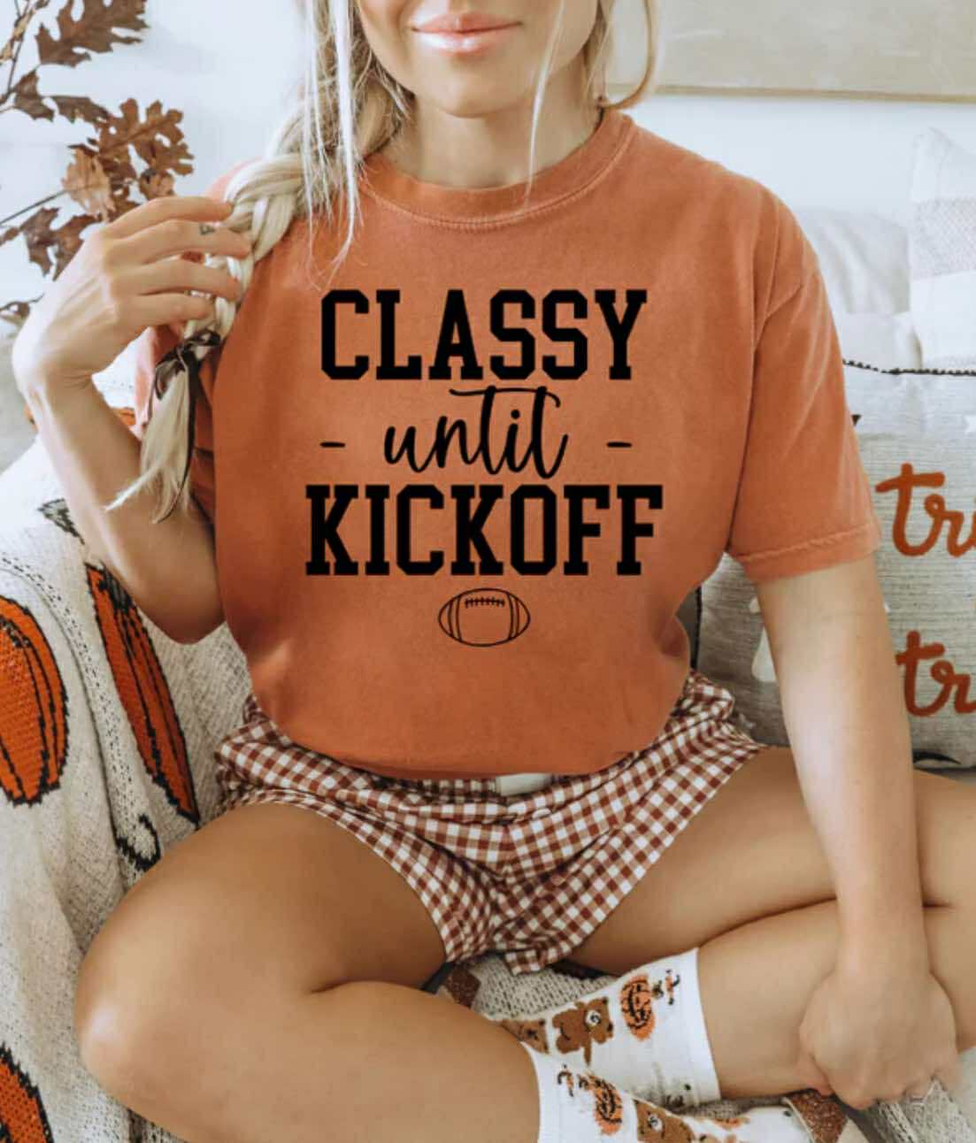 Classy Until Kick off (Black)