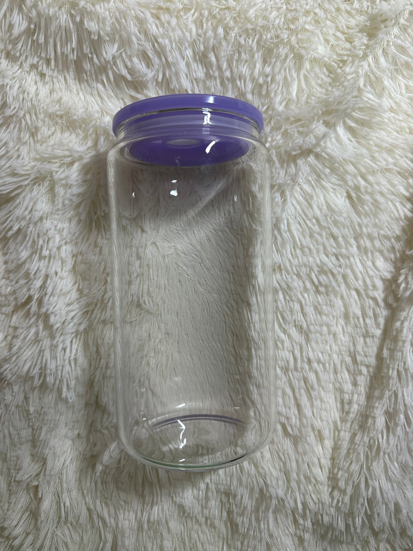 16oz Glass Tumbler NON GLITTER CUP