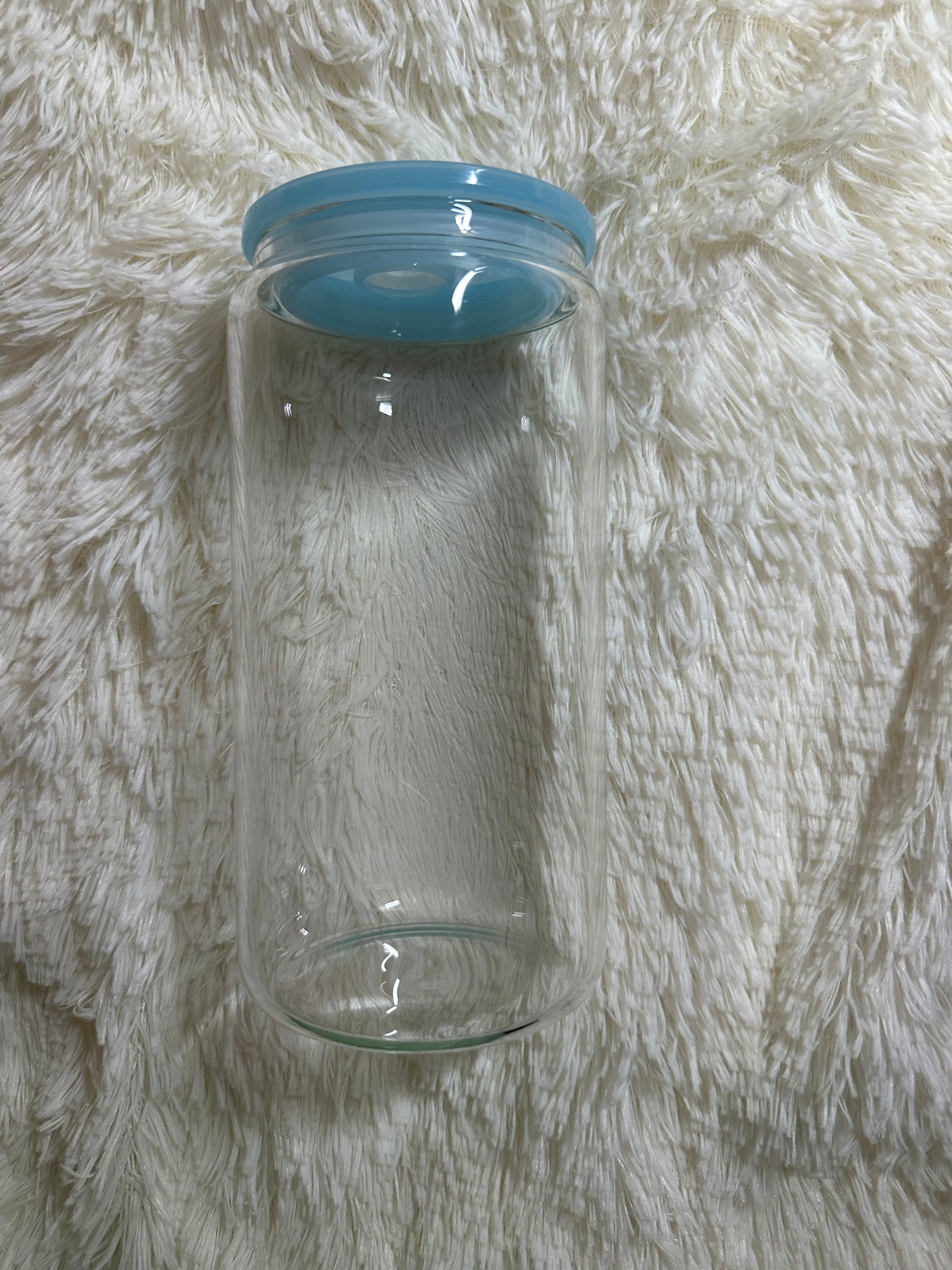 16oz Glass Tumbler NON GLITTER CUP