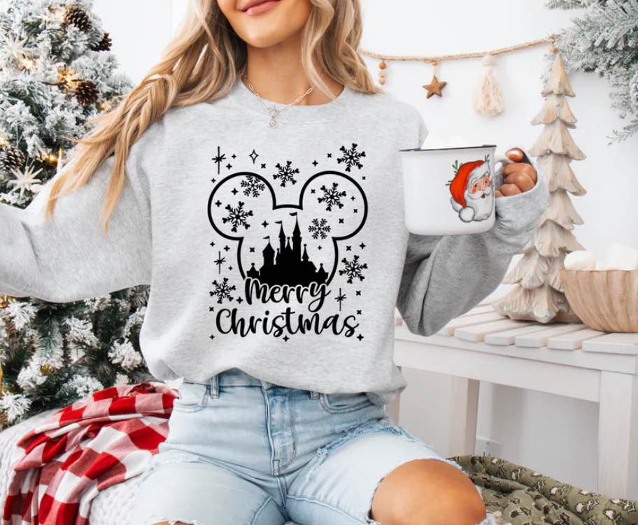 Disney Merry Christmas ( Black Font)