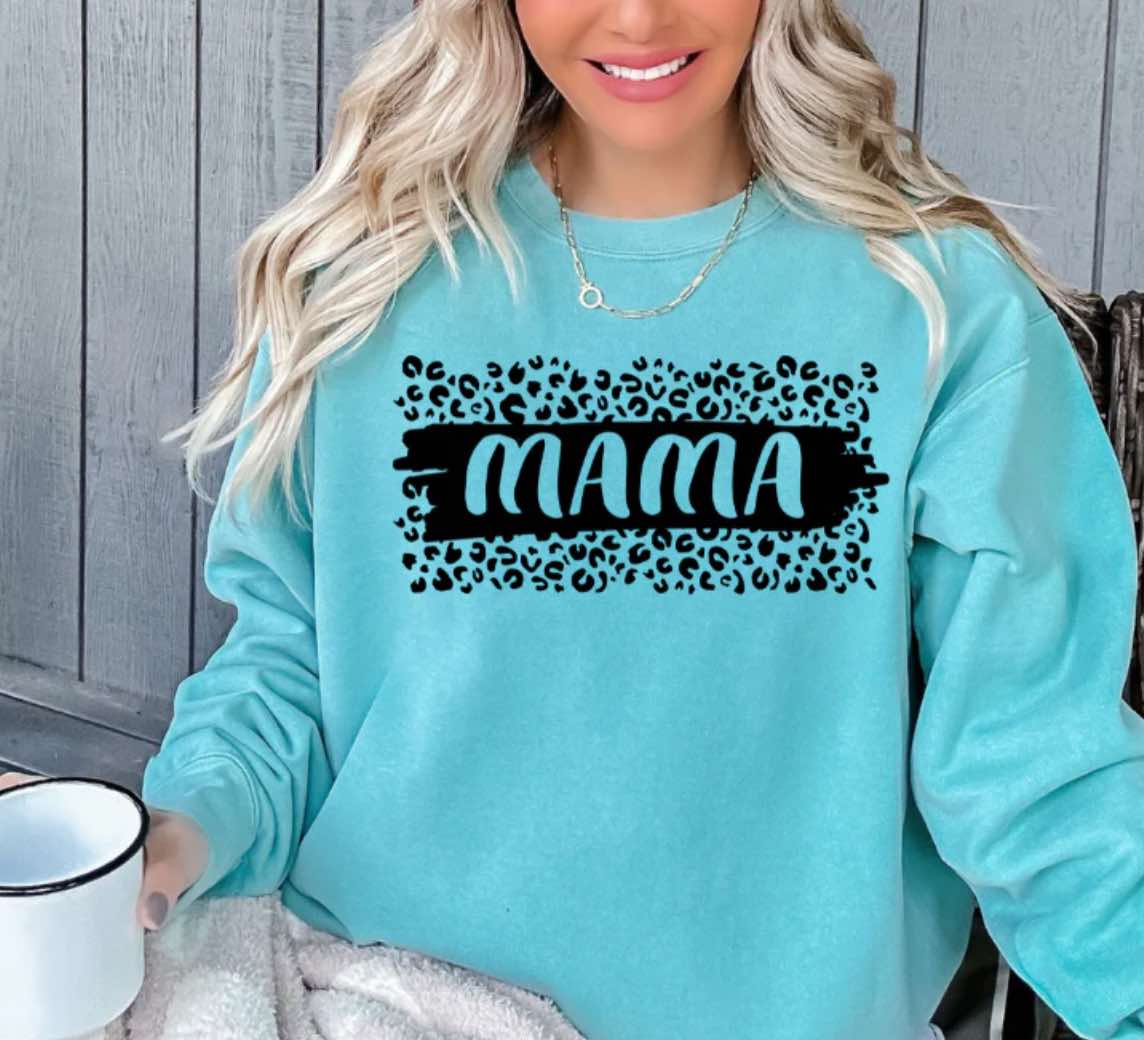 MAMA Leopard Print (Black)