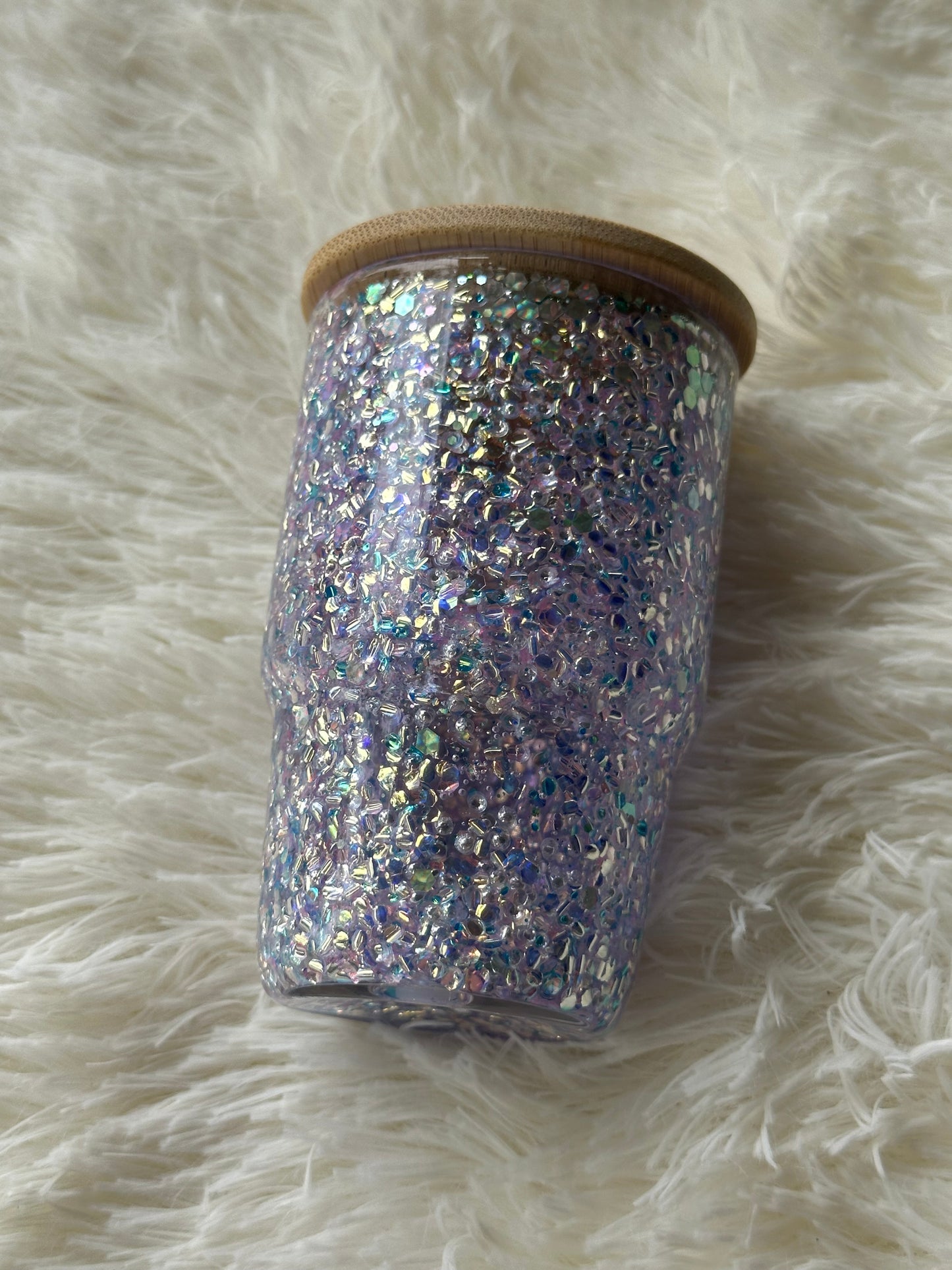 Purple bling shotglass
