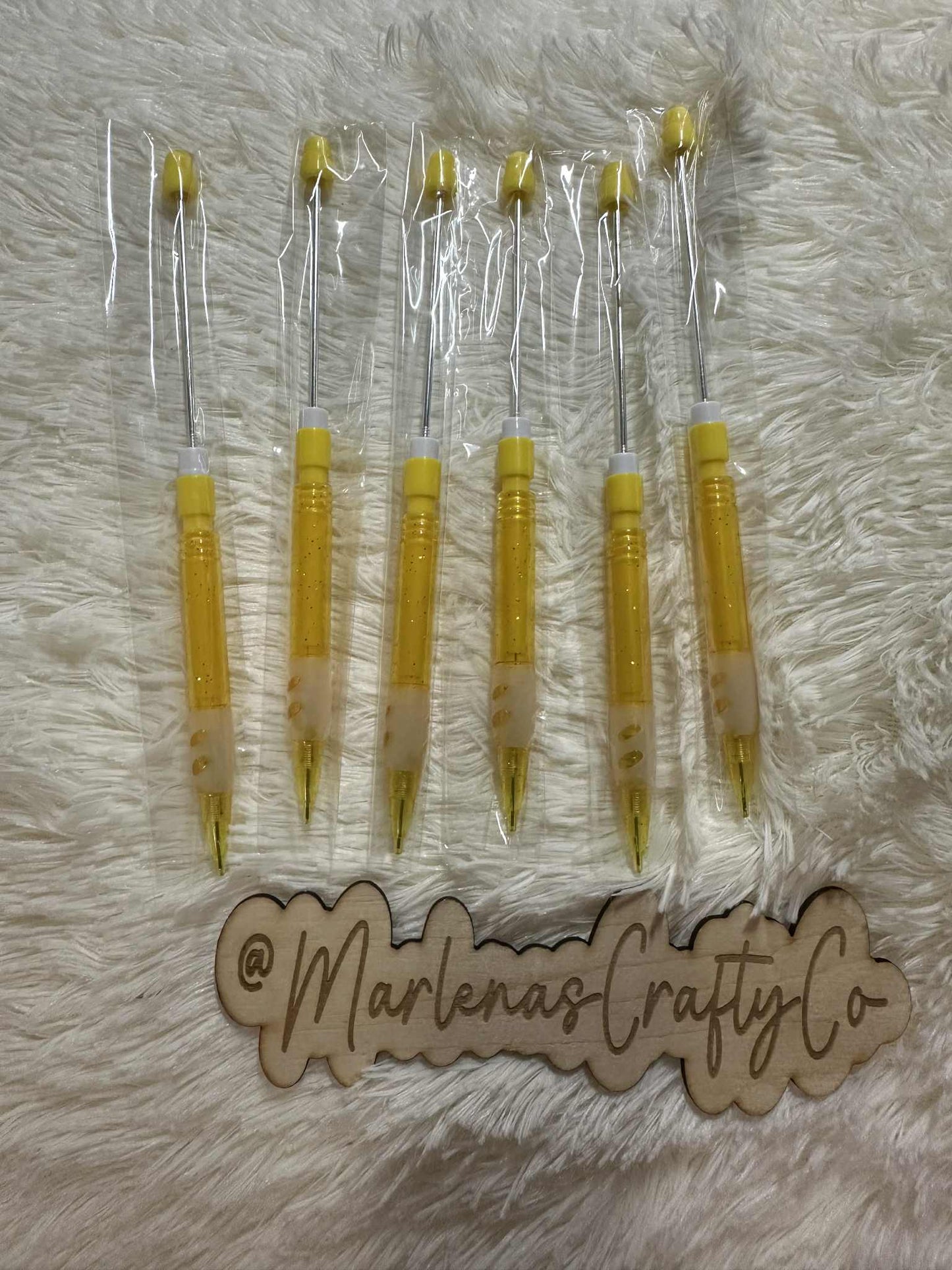 Beaded Lead Pencils Mechanical Pencils in Solid Colors
