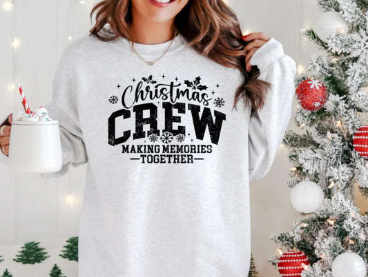 CHRISTMAS CREW MAKING MEMORIES TOGETHER (Black)