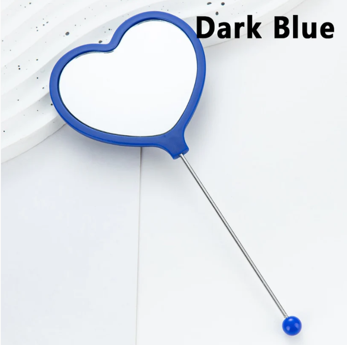 DIY Bead-able Heart Shape Mirror