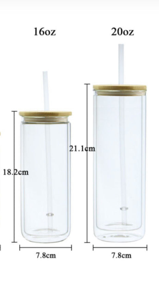 20oz glass Tall