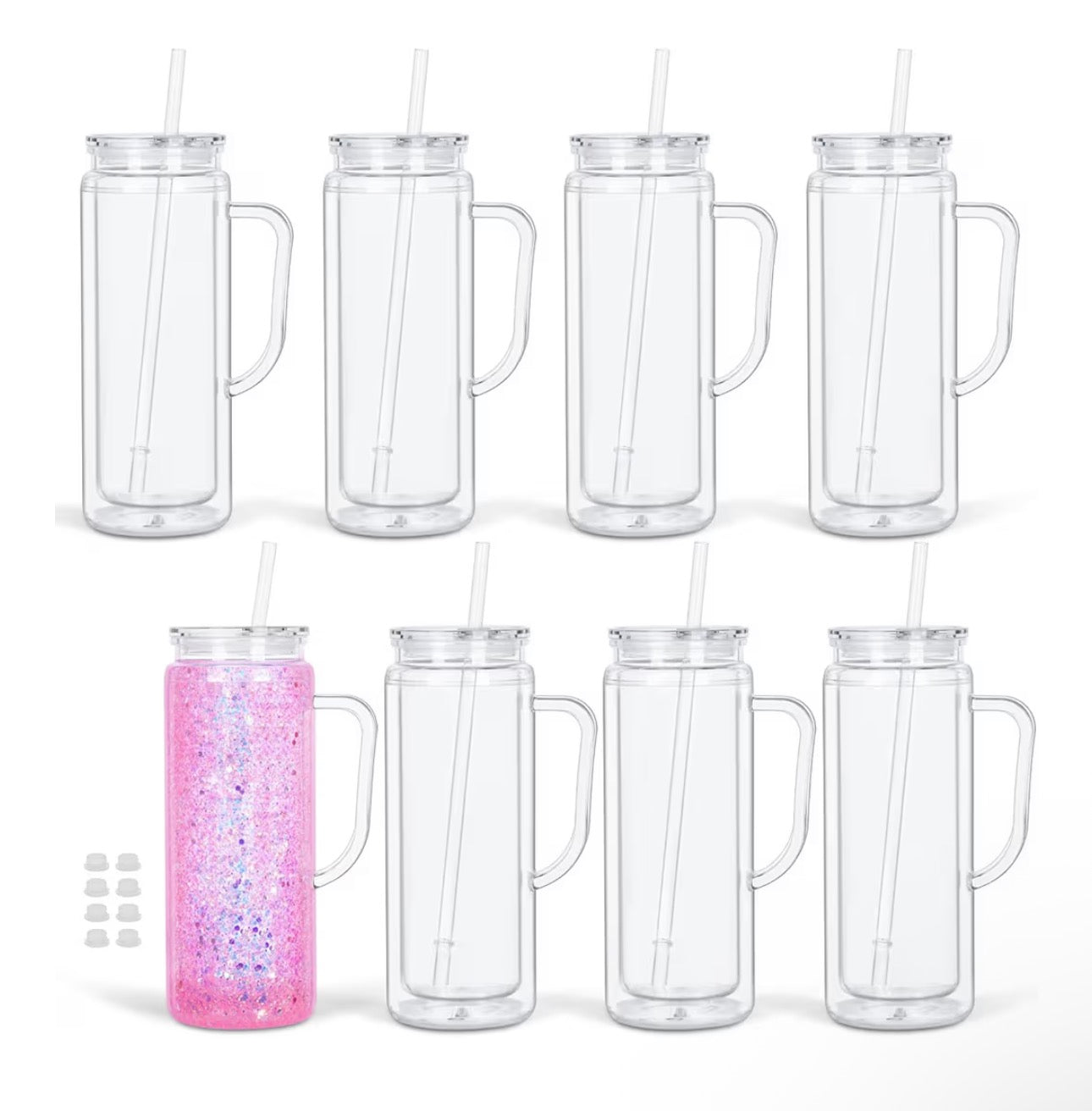 20oz acrylic w/ handle