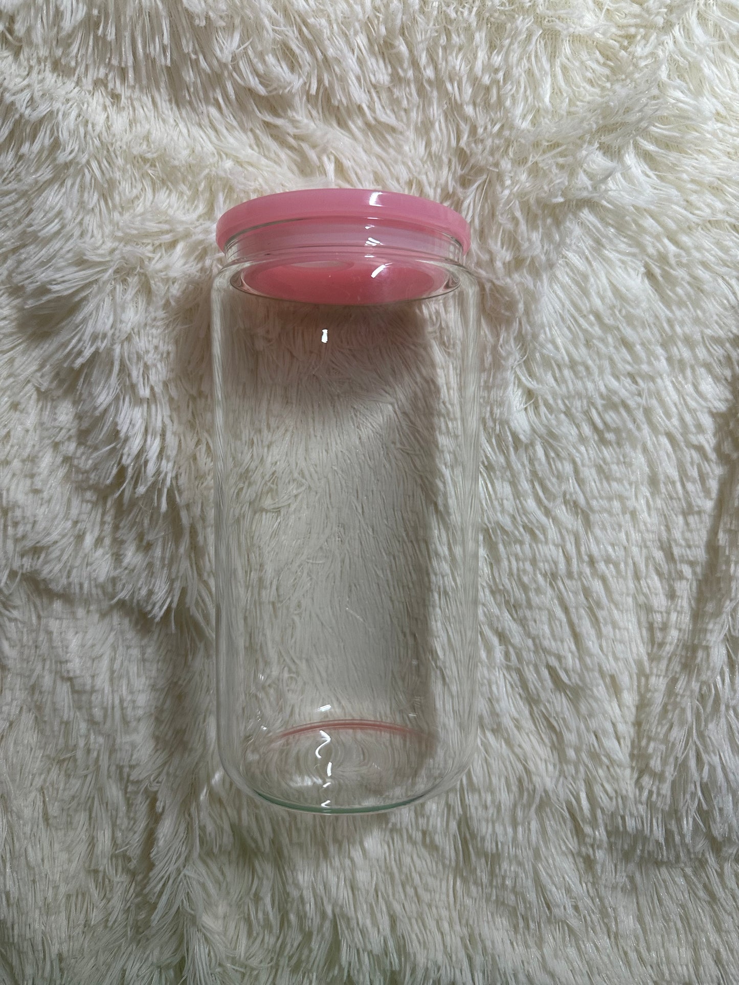 16oz Glass Tumbler NON GLITTER CUP