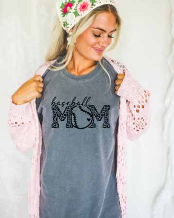 Baseball Mom (Black)