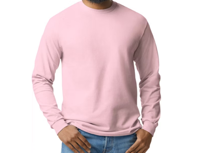 Long-Sleeve T-Shirt - Light Pink