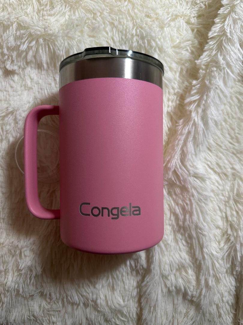 18oz Pink Coffee Mug